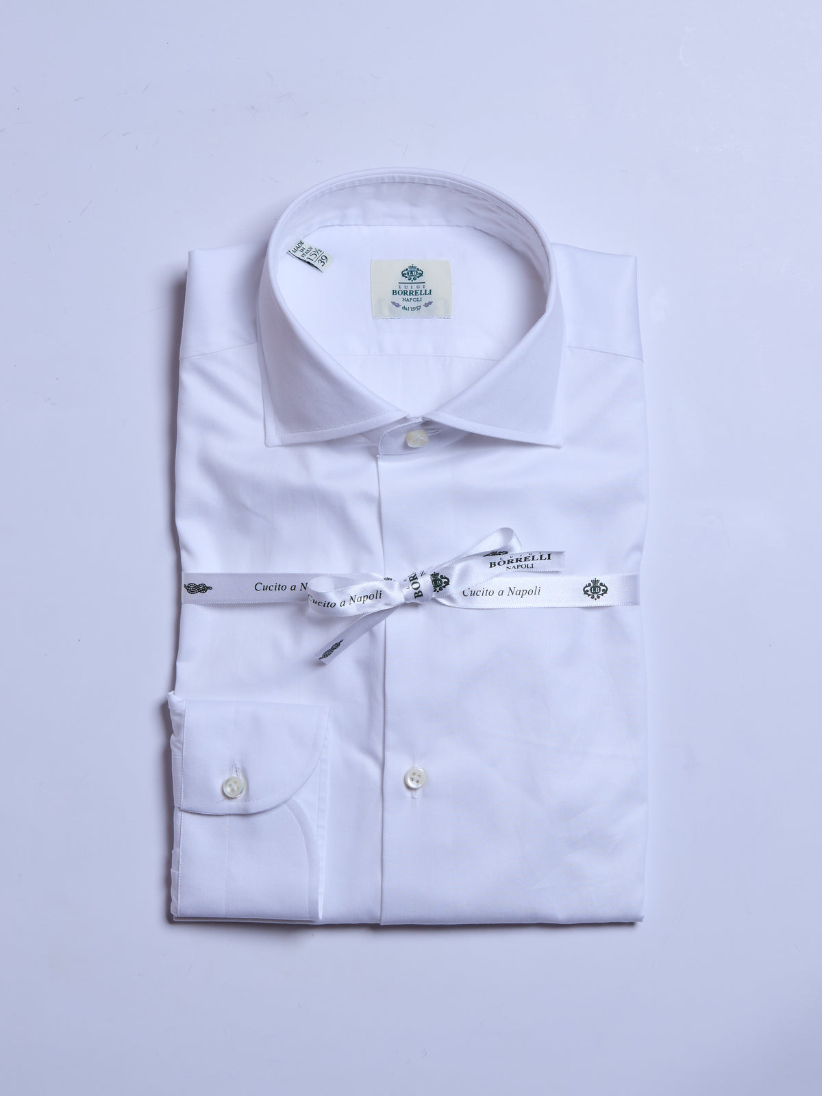 SOLID COLOR TWILL SHIRT - WHITE