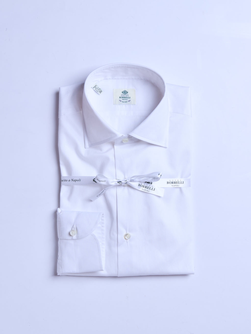 SOLID COLOR TWILL SHIRT - WHITE