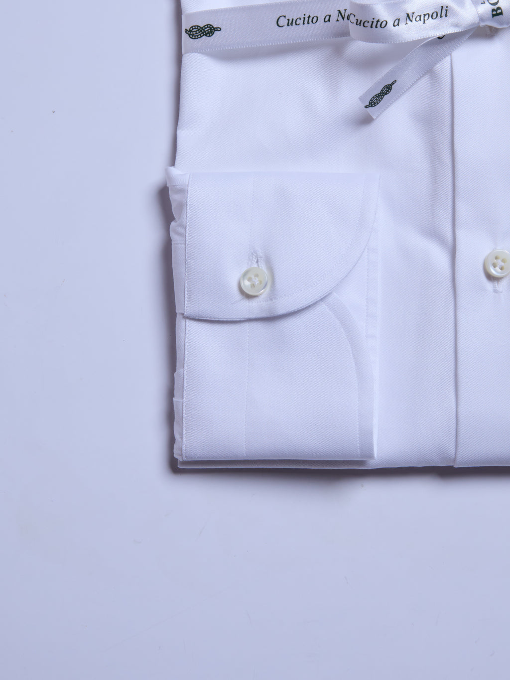SOLID COLOR TWILL SHIRT - WHITE