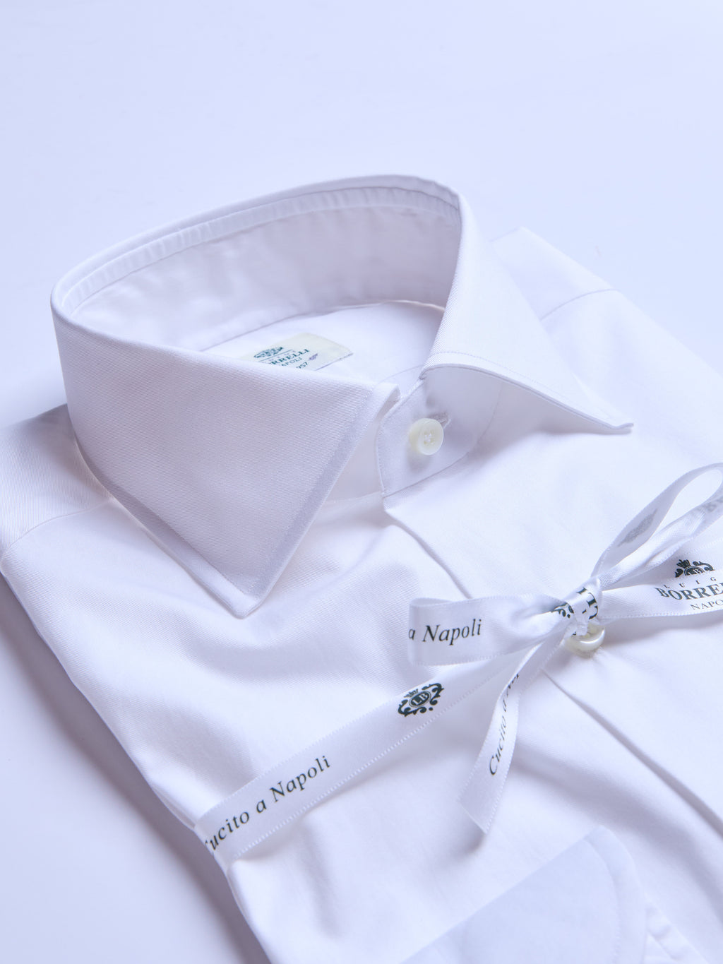 SOLID COLOR TWILL SHIRT - WHITE