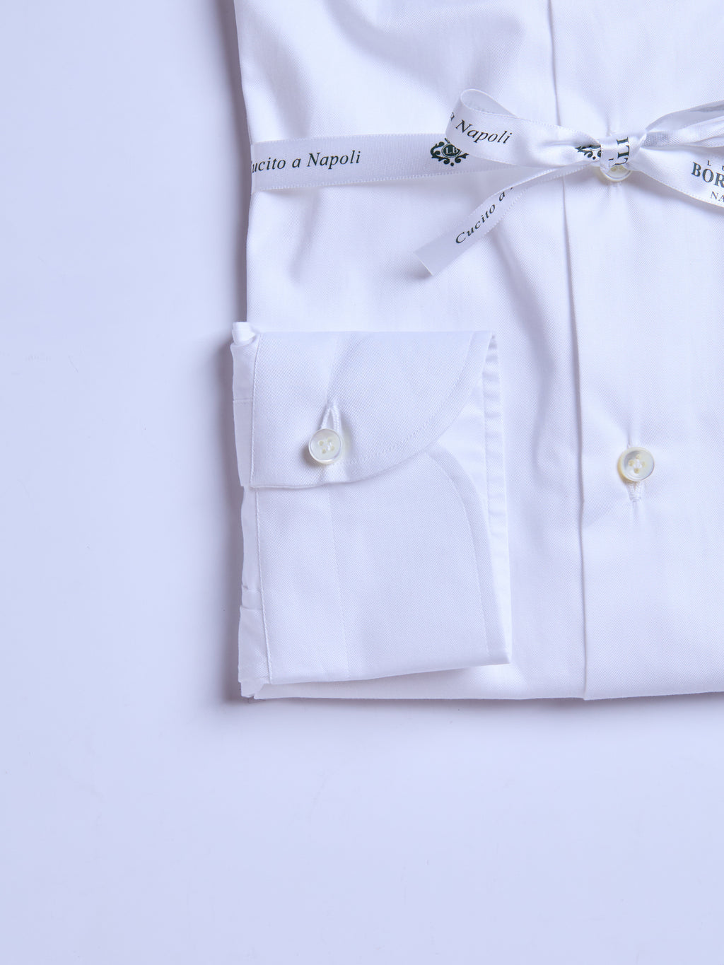 SOLID COLOR TWILL SHIRT - WHITE