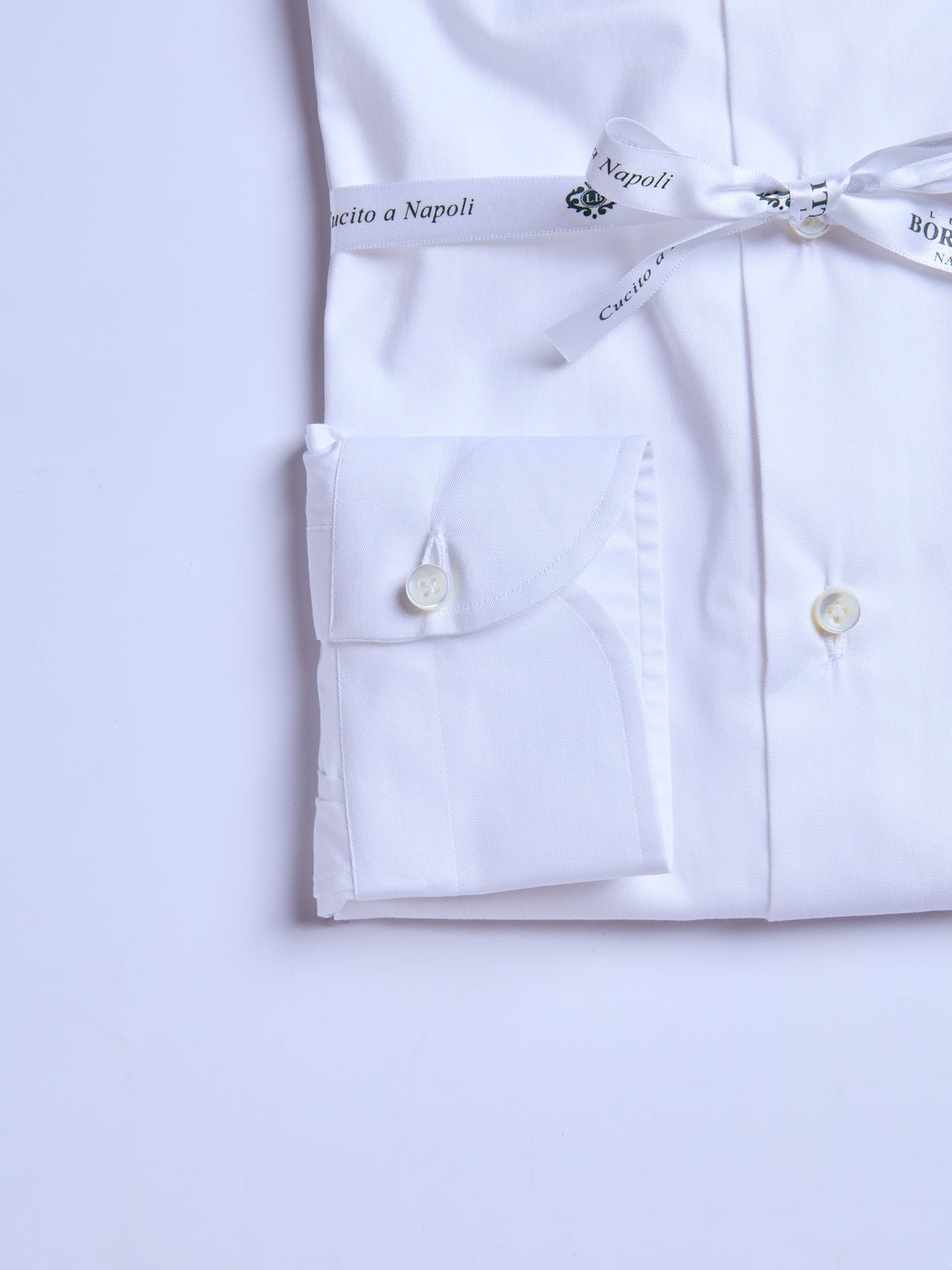 SOLID COLOR TWILL SHIRT - WHITE